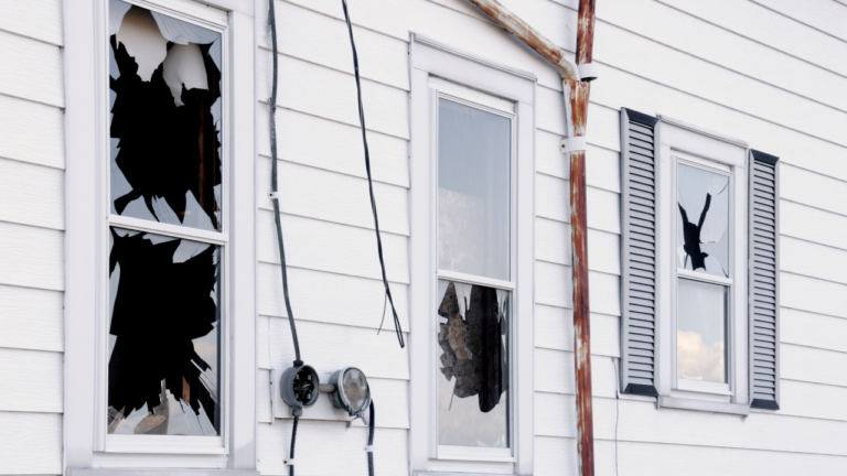 Does home insurance cover broken window